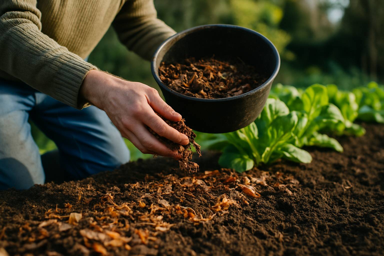 You are currently viewing Compost de surface : le secret d’un sol ultra fertile