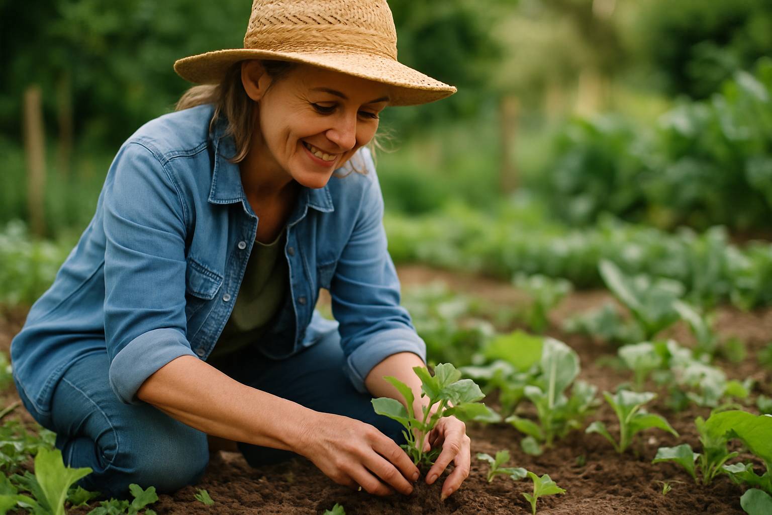 You are currently viewing Cultiver sans fatigue : 5 gestes doux pour un potager vivant