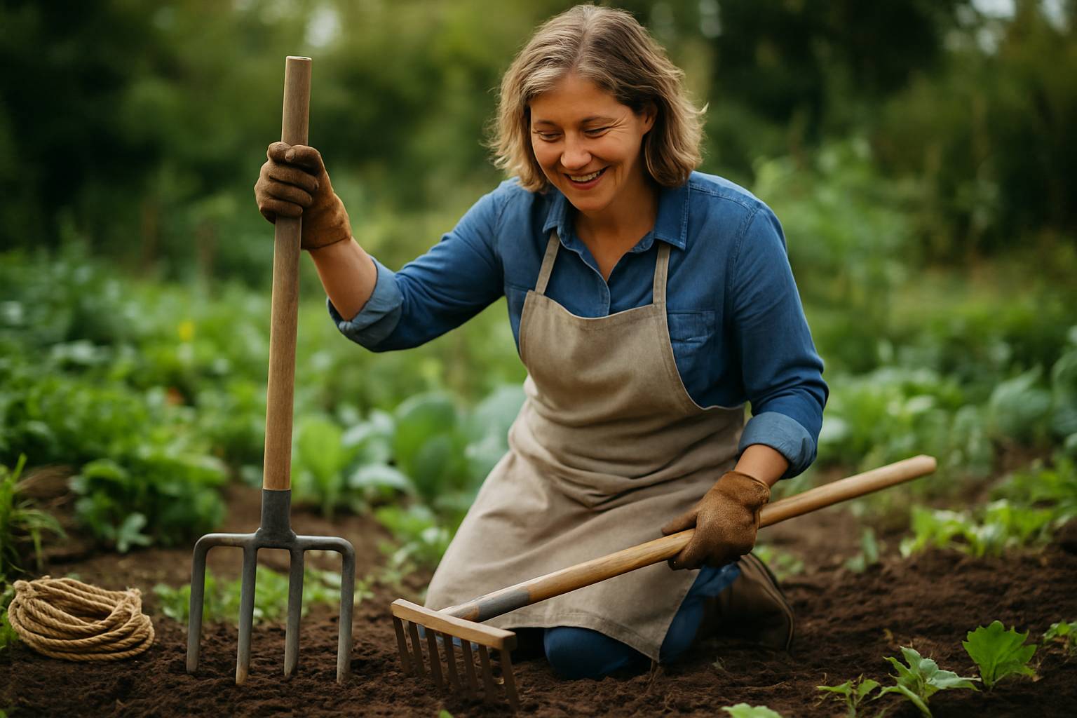You are currently viewing Les outils oubliés du potager sans bêcher : redécouvrir la simplicité au jardin