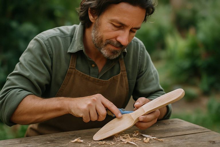 Lire la suite à propos de l’article Créer son outil de jardinage en bois, un geste d’amour et de patience