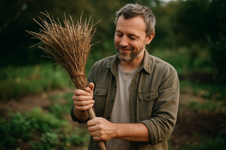Lire la suite à propos de l’article Fabriquer son outil de paillage naturel pour choyer la terre et l’esprit