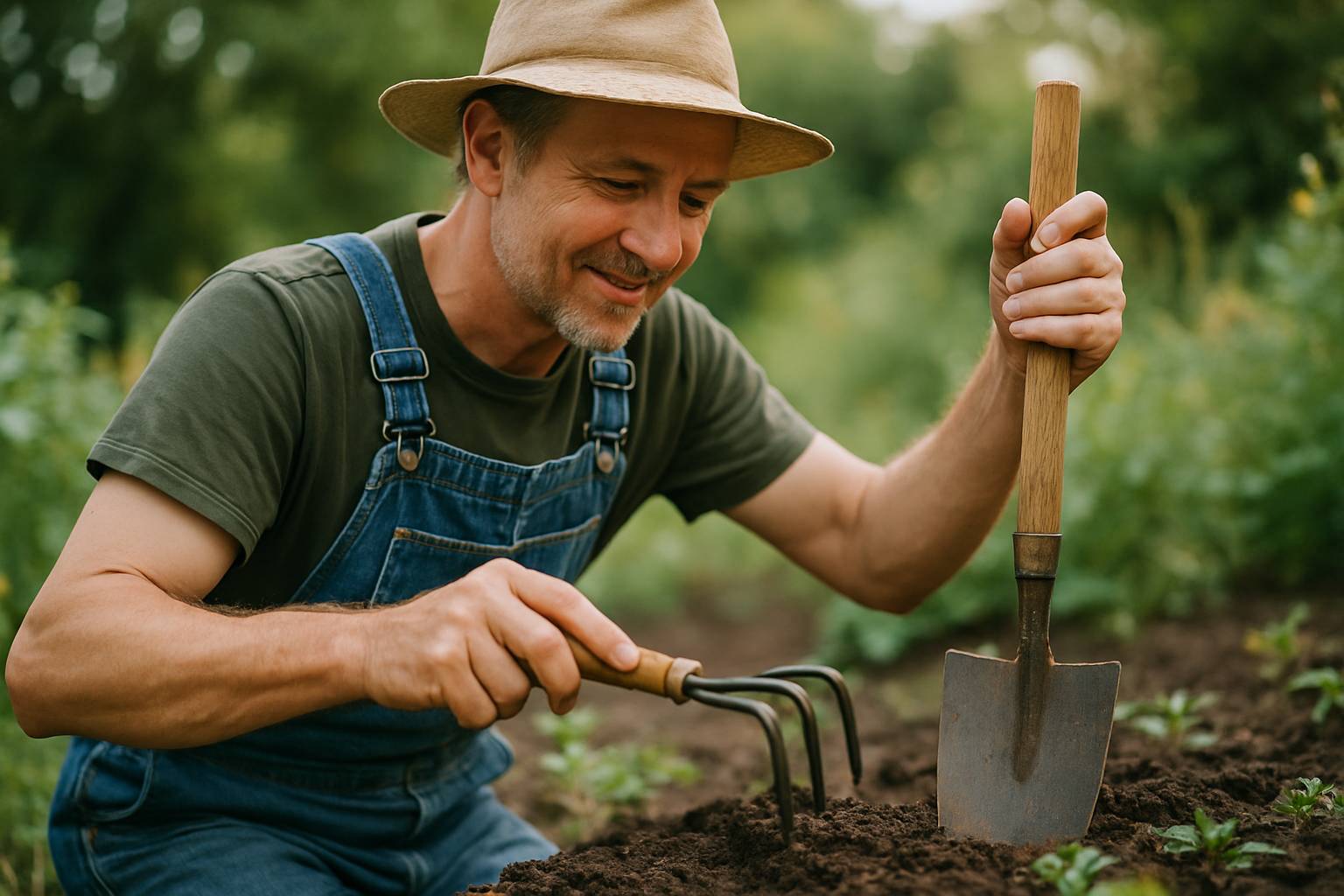 You are currently viewing Les gestes doux du jardinier : choisir et utiliser ses outils sans fatiguer le sol