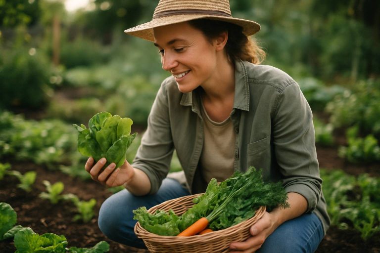 Lire la suite à propos de l’article Semer et récolter en douceur : la poésie de la production au potager sans bêcher