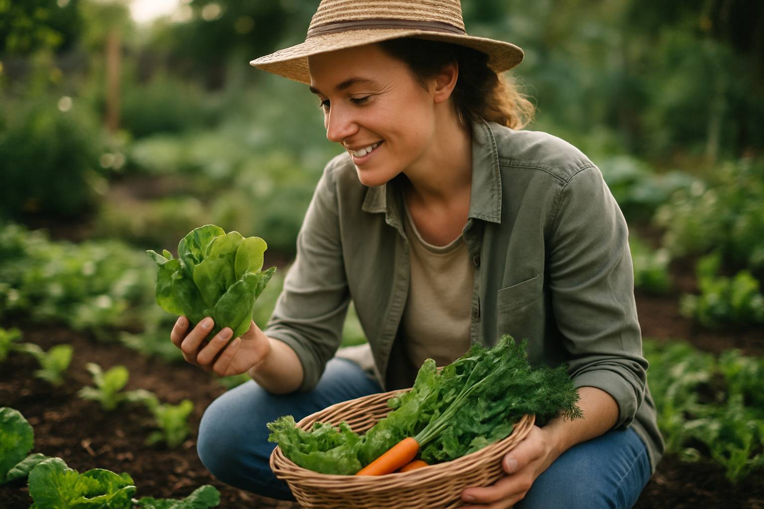 You are currently viewing Semer et récolter en douceur : la poésie de la production au potager sans bêcher