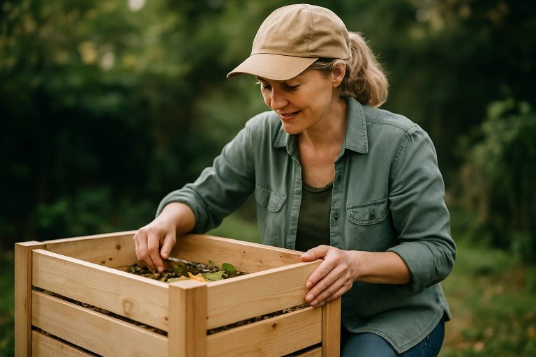 Lire la suite à propos de l’article Fabriquer votre propre composteur de jardin, un geste doux pour la terre